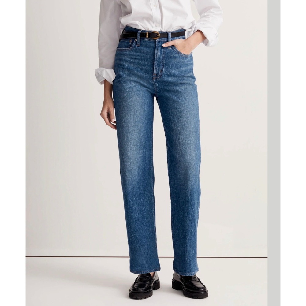 Madewell The Petite Perfect Vintage Wide-Leg Jean in Leifland Wash Size 31P